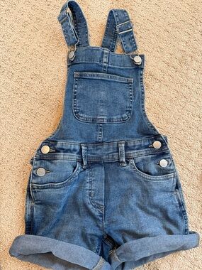 Crew cuts Jcrew kids Denim Short Overalls - Blue